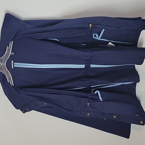 Lands' End hooded drawstring cinch waist jacket - Picture 2 of 6